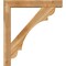 Ekena Millwork Olympic Block Rough Sawn Bracket w/ Offset Brace, Western Red Cedar, 6"W x 34"D x 38"H BKT0604X34X38OLY05RWR - alternate 4